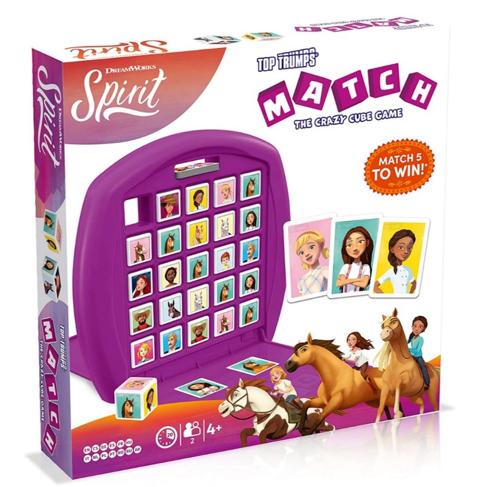 SPIRIT | TOP TRUMPS MATCH, CRAZY CUBE GAME| KIDS GAME‎